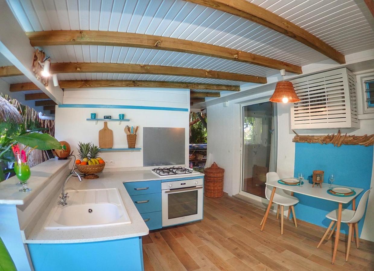 Gite Kaz A Topaze, Piscine, Jardin Tropical Sainte-Rose Exteriör bild