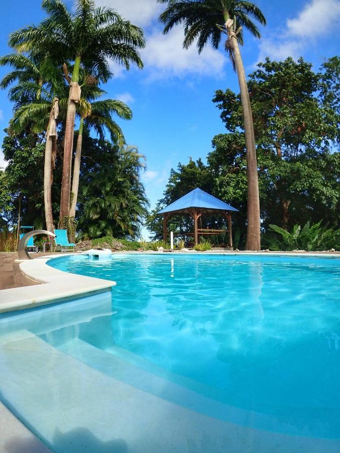 Gite Kaz A Topaze, Piscine, Jardin Tropical Sainte-Rose Exteriör bild