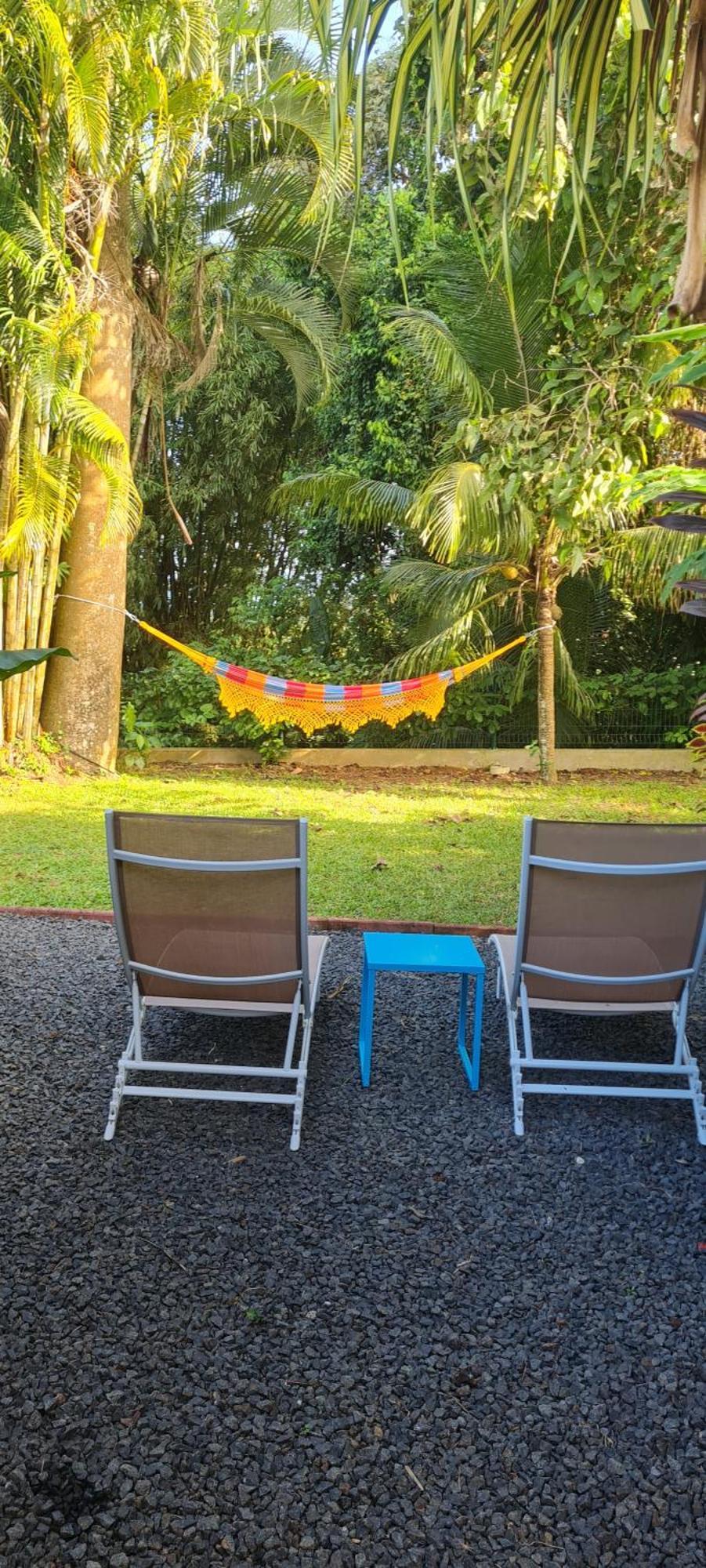 Gite Kaz A Topaze, Piscine, Jardin Tropical Sainte-Rose Exteriör bild